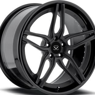 速鲨铝合金锻造轮毂488458亮黑色1819202122寸