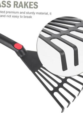 塑料九齿叶耙园艺工具耙子耐用松土落叶品质花园清洁工具结实牢固