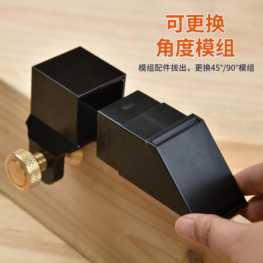 燕尾榫规手锯导规划线规木工划线器手工90度直角锯切规榫榫卯画规