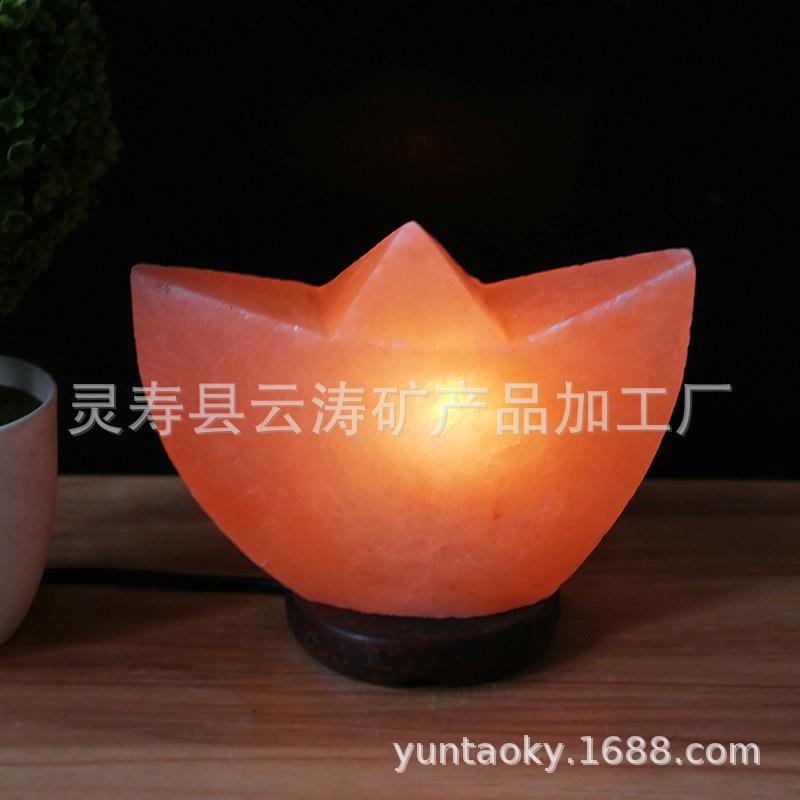 巴基斯坦玫瑰盐灯厂家喜马拉雅水晶盐灯帆船 各种造型 现货各