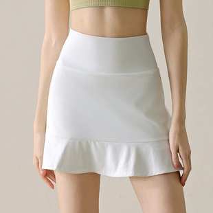 高颜值锦纶花瓣运动短裙女 含内衬防走光瑜伽健身半身网球裤裙夏