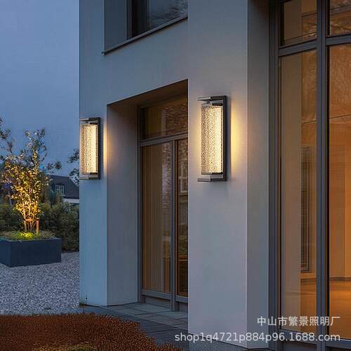 户壁灯太阳能庭院灯口墅花园阳台B2149灯别室外外防水大门长条外