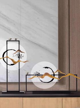 新中日摆落件金软属亚克力客厅玄关酒柜博古MC-TY-61架摆设式样板