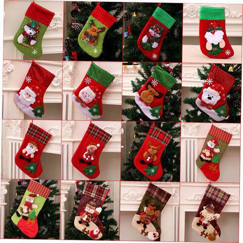 christmas decoration?tree Santa stocking gift bag圣诞袜