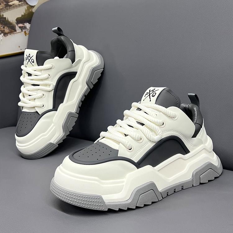 云朵般脚感Minimalism Aquaman舒适厚底小白鞋男内增高休闲鞋百搭