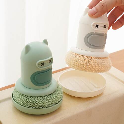 New Cartoon Kitchen Pot Brush - Creative Press-Type Cleaning