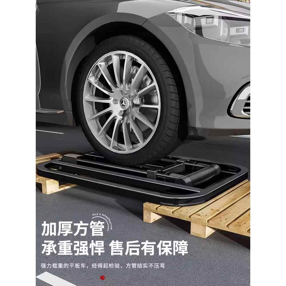 快递折小车手杆推车拉GH0lxBPL货叠搬运车小拉车平板车便携行推李