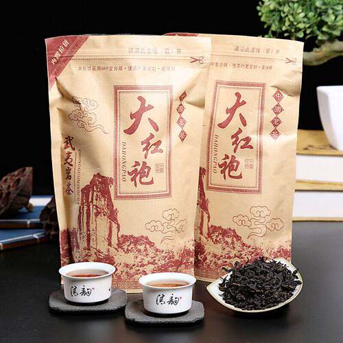大红袍茶叶浓香型正宗乌龙茶岩茶肉桂散装罐装2025新茶