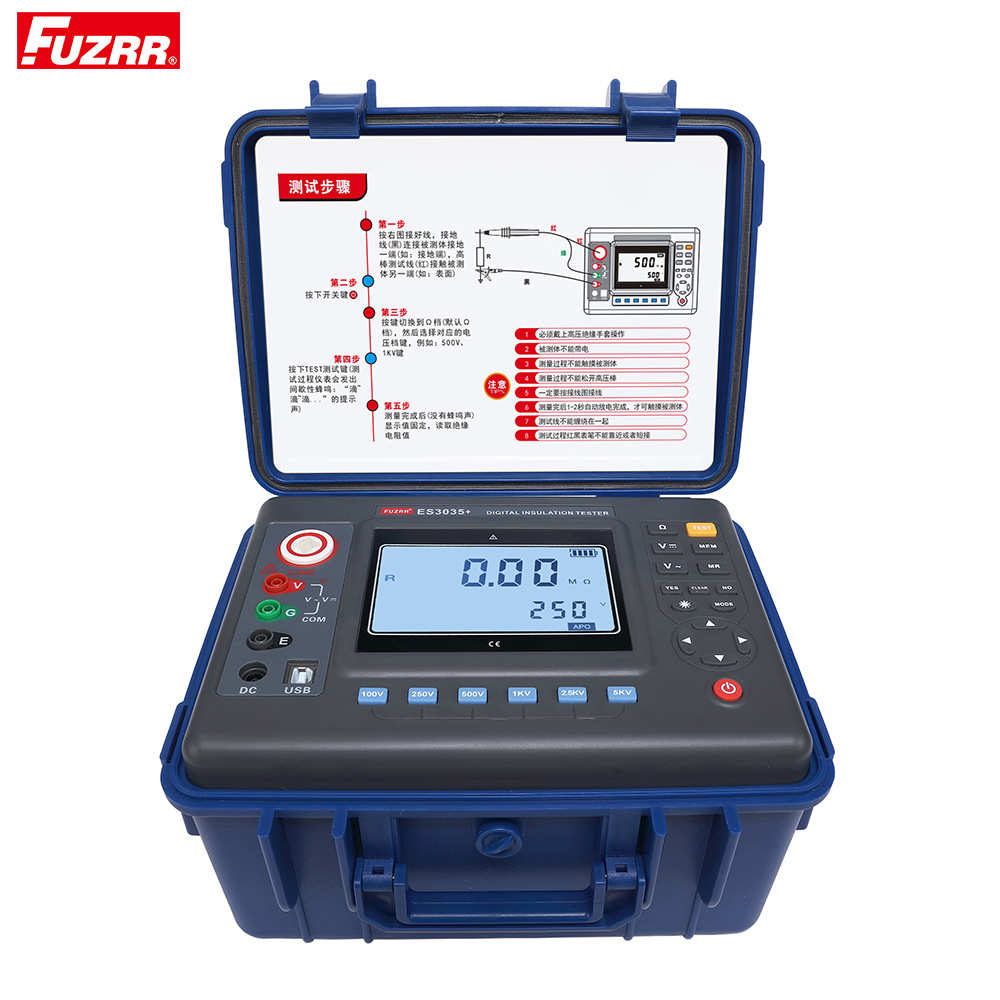 征能ES3035+数字式绝缘电阻表（兆欧表5kV，2TΩ）/兆欧表