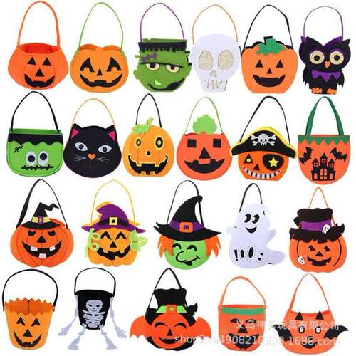 Halloween Ghost Festival Decoration Pumpkin Bag Handbag Cand