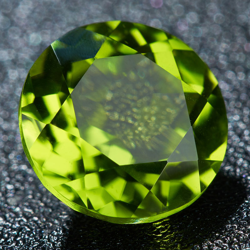 源头捡漏价 4.1克拉正圆橄榄石裸石戒面彩色宝石 支持私人定制