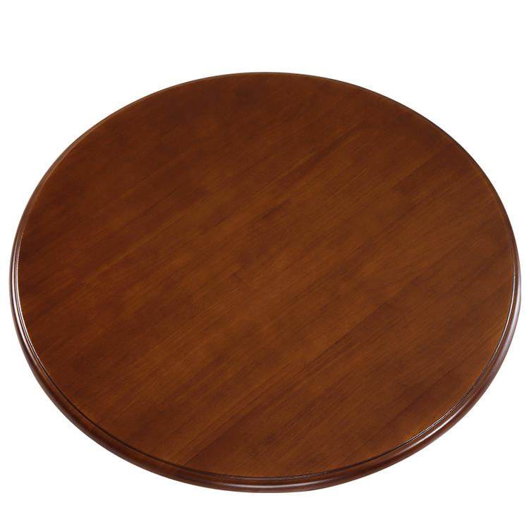 实木圆桌面家用大圆桌面带转盘10人15人饭桌麻将桌方桌圆形台面板