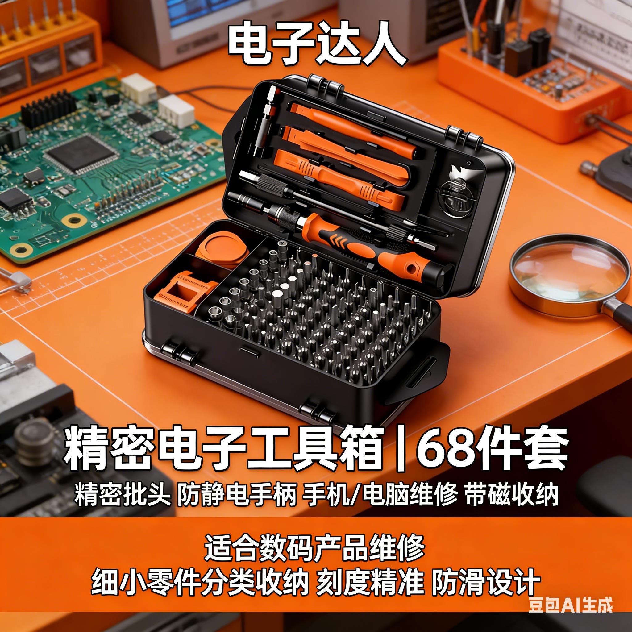 新款系列多功能合一螺丝刀套装眼镜手表手机维修拆机工具家用碳钢