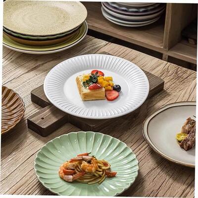 Japanese ceramic plates dish tray disc tableware set 盘子