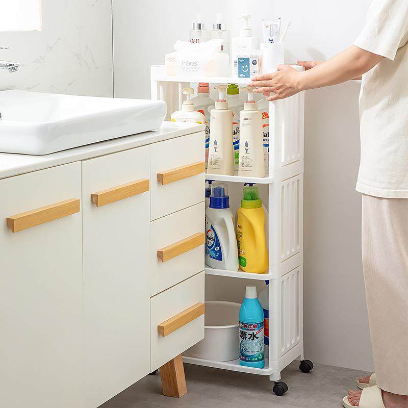 卫生间置物架落地塑料厕所冲凉房放洗发水沐浴露的架子洗衣液收纳,收纳整理,书桌收纳置物架,淘宝优惠券,粉丝福利购,淘宝优惠卷