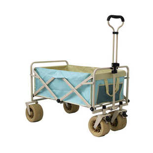 小推车网车户外装货红轮大车车可折叠收纳拖车高营地越野值手拉颜