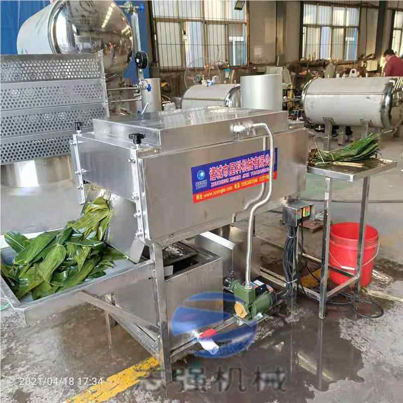 全自动粽叶清洗机 高712压喷淋叶毛辊清洗机青苇叶枇杷毛 刷大清