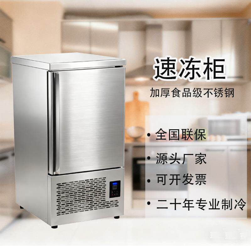 跨境商用速冻柜急冻大小型速冻机保鲜柜零下40度风冷无霜冷冻冰柜