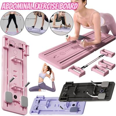 Abdominal Exercise Board Fitness Board with Mat & Counter Pi