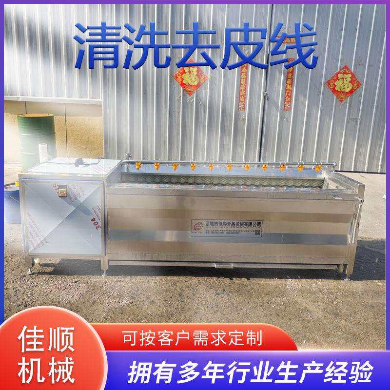 鱼毛辊清洗去皮机 蔬菜去泥毛辊清洗机 红薯去皮清洗设备鱼去皮机