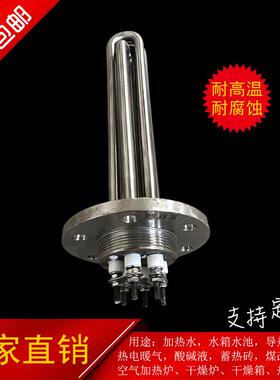 金属热管N40XRDR-FLG加电开水器发热管D304不锈钢加法兰热管
