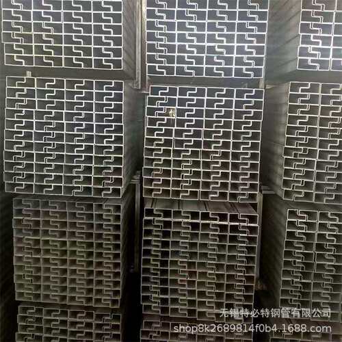 厂家销售 P型管 40*60 30*50 大小口径异形管 仓储货架管定尺切割
