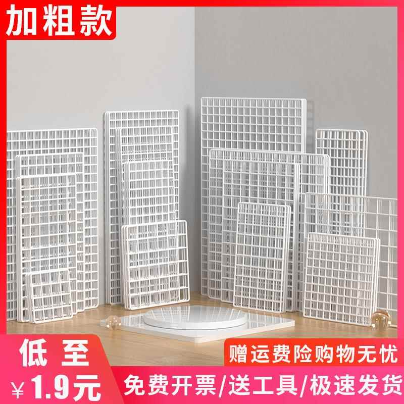 网格网片铁丝网阳台围栏护栏防护网格猫狗栅栏鸡笼养殖隔离网铁艺