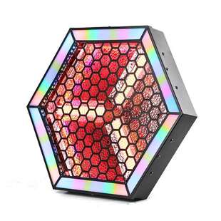 3颗80W暖白复古灯带RGB辅光舞台灯效果背景灯舞台灯光酒吧跑马灯