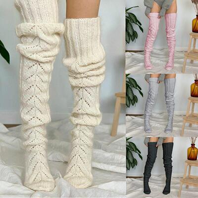 Women Thigh High Long Stockings Over Knee Socks Cosplay Fest