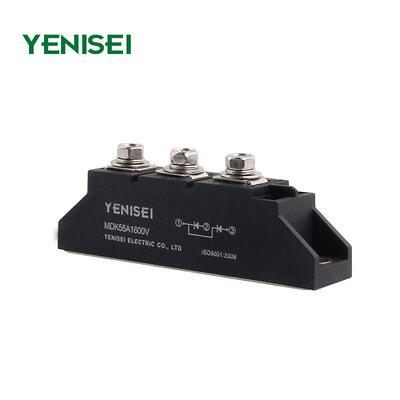 叶尼塞MDK55A1600V 双路共阴防反二极管整流用于光伏汇流箱新能源