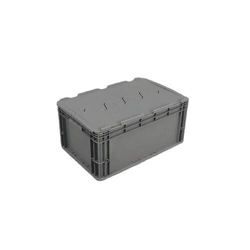 生产供应料箱子韧性塑好60-80塑料物流箱XVW2 带0翻盖子