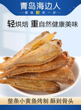 海边人 高蛋白小酥鱼整箱黄鱼酥非油炸鱼干休闲海味零食特产