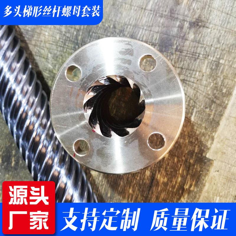多头大导程梯形丝杆快速丝杠螺杆套装左右旋正反牙特殊大螺距T型