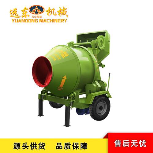 现货JZC320半自动混凝土搅拌机翻斗式齿圈式建筑工地水泥砂浆搅拌