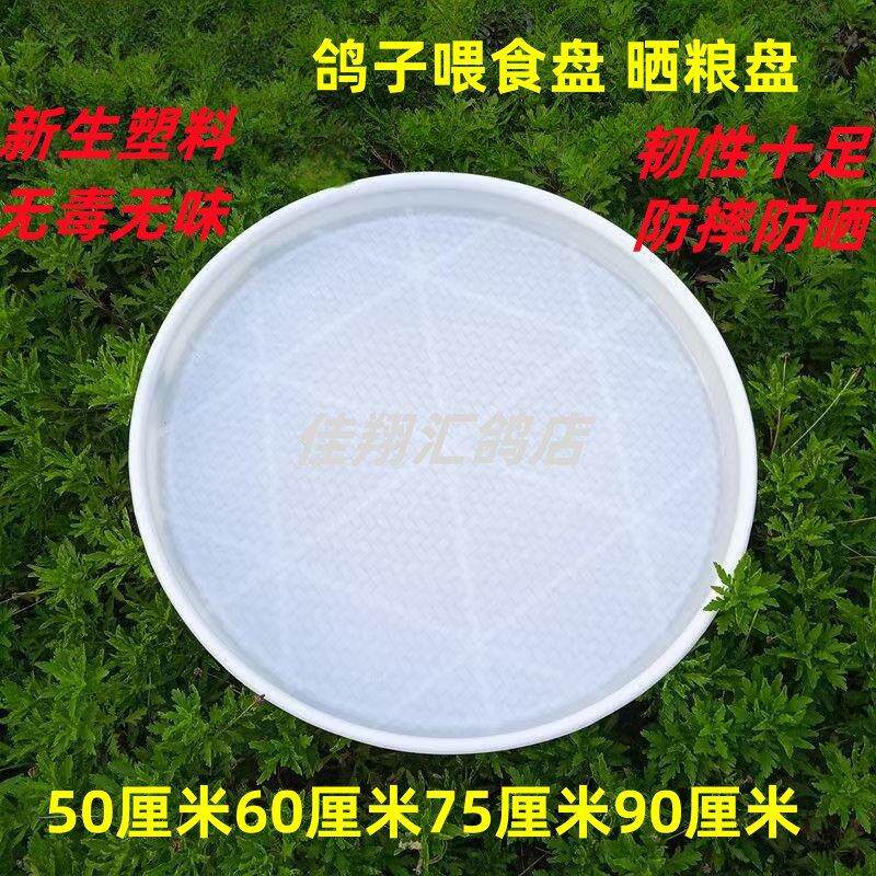 喂鸽子食槽料槽食盘鸽子喂食器鸽子用品用具鸽子塑料食盘赛鸽食盘