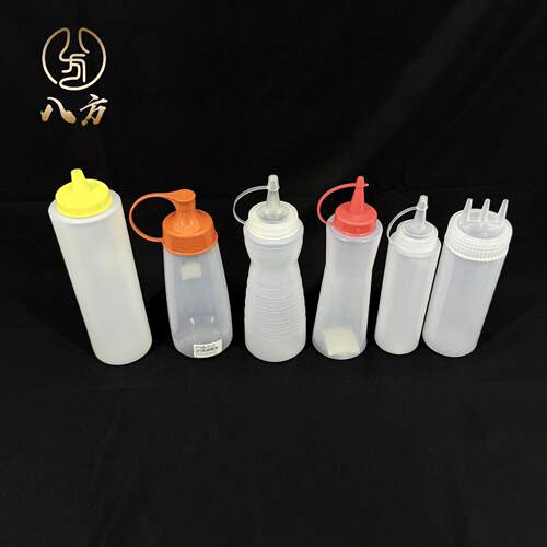适用麦肯餐厅各种挤酱瓶K记三头挤酱瓶12oz挤酱瓶橙色挤酱瓶-八方
