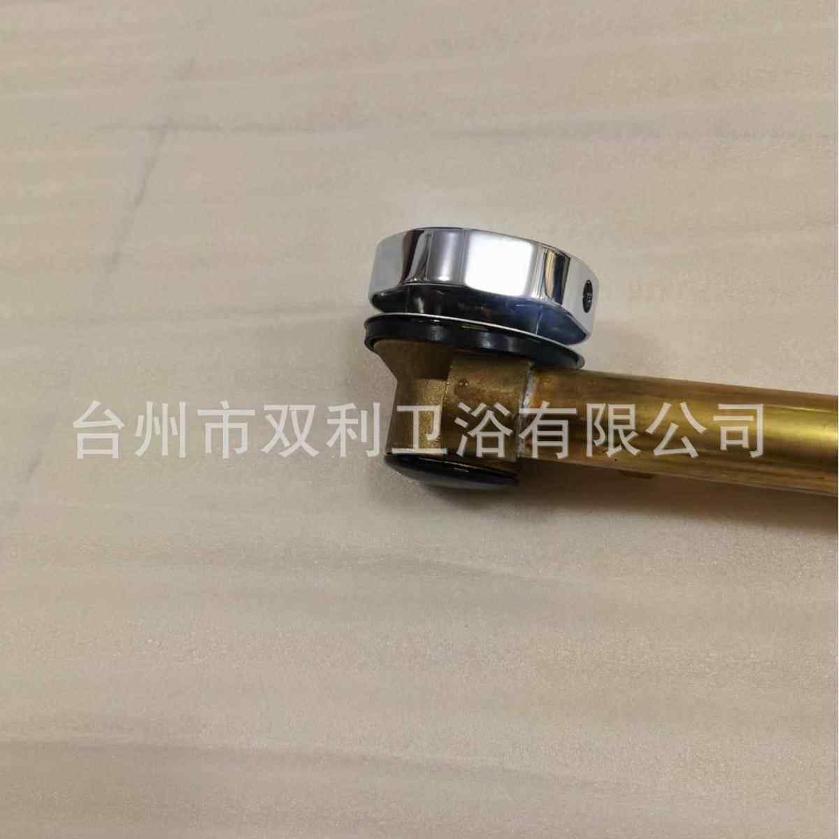 高品冲质冲浪浴缸污专水用下器带排污F5112铜下水器浪缸排下水