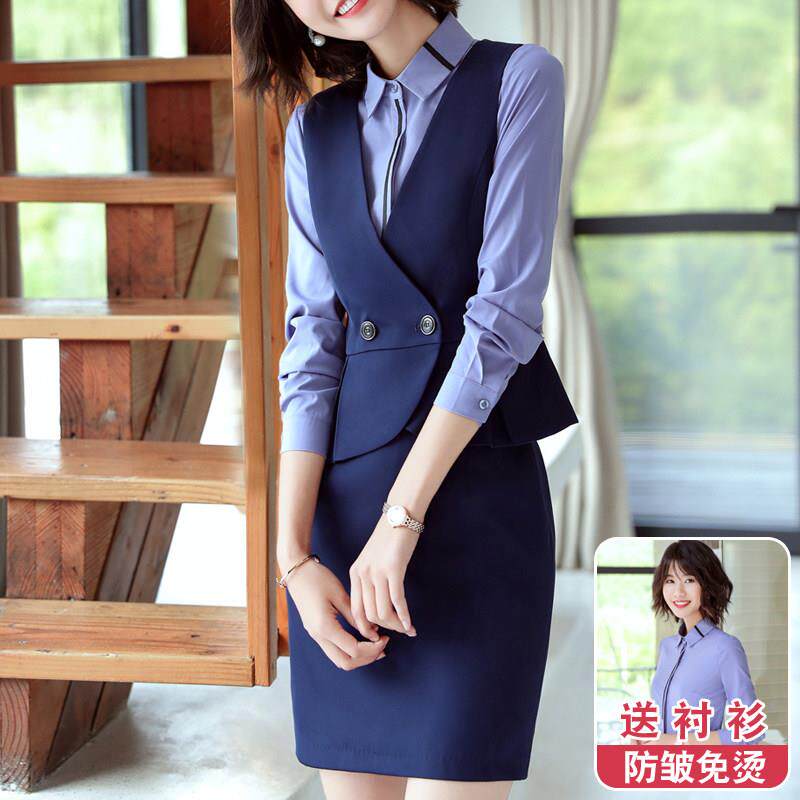 小西装高端职业装套装女神范正装气质时尚西服套裙工装工作服夏季