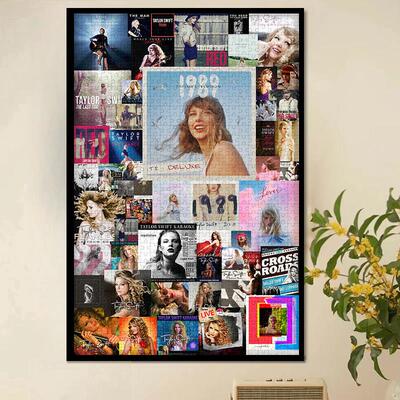 霉霉周边拼图TaylorSwift全专辑桌面摆件生日礼物可定制diy木质