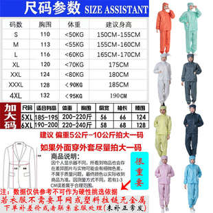 分体服工厂静电衣男工作服喷漆防尘车间全身养殖防护洁净无尘服女
