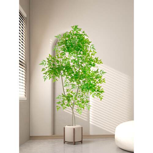 南地娜竹高端彷生绿色植物模拟植物盆栽室内景观客厅落地式装饰花