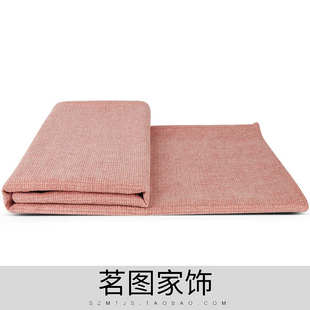 样板房间现代简约轻奢欧式儿童房搭毯粉色搭巾床搭毯沙发披巾