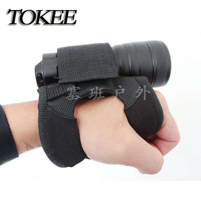 包邮拓客TOOKE 强光潜水手电筒手套手腕套(不包括手电筒)