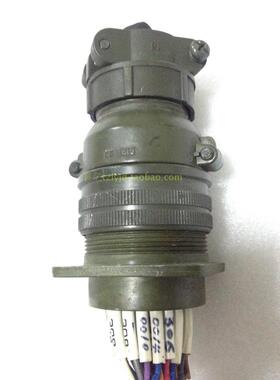 拆机 二手 JAE DDK MS3106B 28-21S 37芯航空插头 插头 插座 镀银