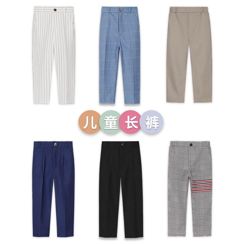 男童长裤儿童单裤子春秋夏款学生演出主持钢琴礼服西裤定制