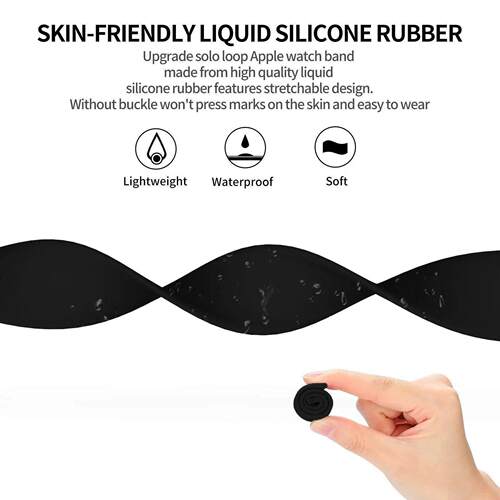 Solo Loop for apple Watch Band 40mm 44mm 45mm 41mm 42mm 46mm