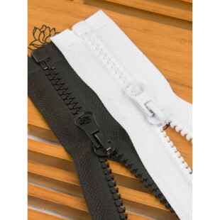 羽绒服专用拉链树脂衣服拉链超长羽绒服开口拉锁塑料白色专用拉链