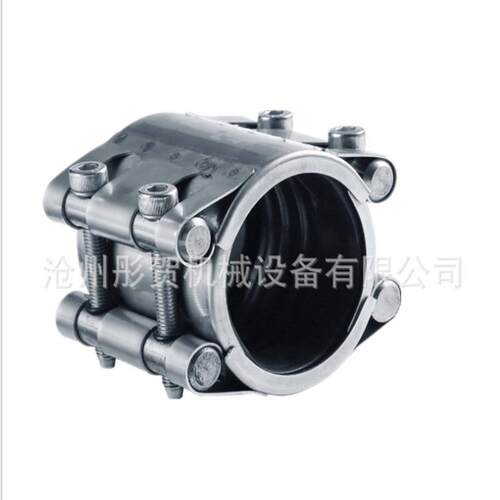 304不锈钢管道修补器大口径双卡修补器连接器快速抢修堵漏器