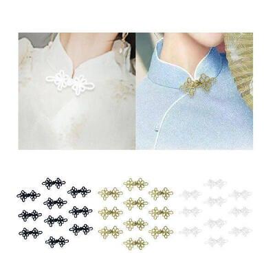 10x Chinese Knots Frog Buttons Sewing Fasteners for Pants