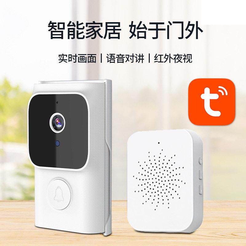 猫眼可视门铃家用监控智能电子无线远程对讲门口摄像头录影防盗